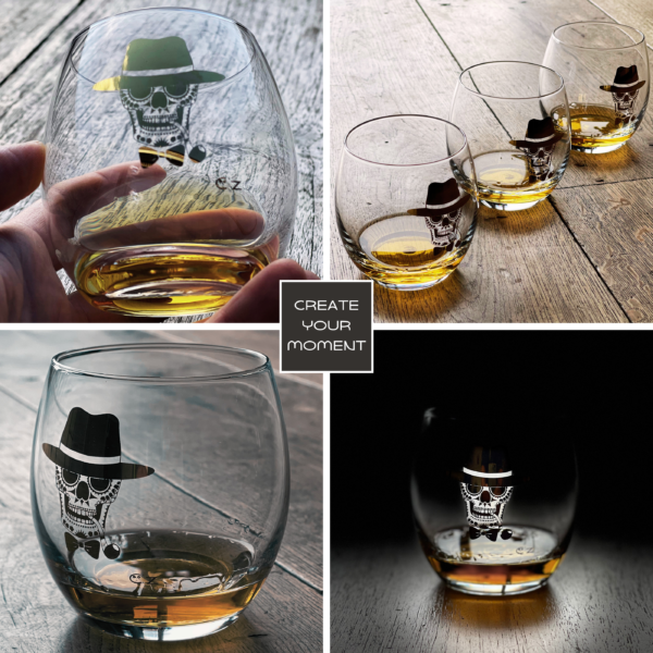 tumblers skull design