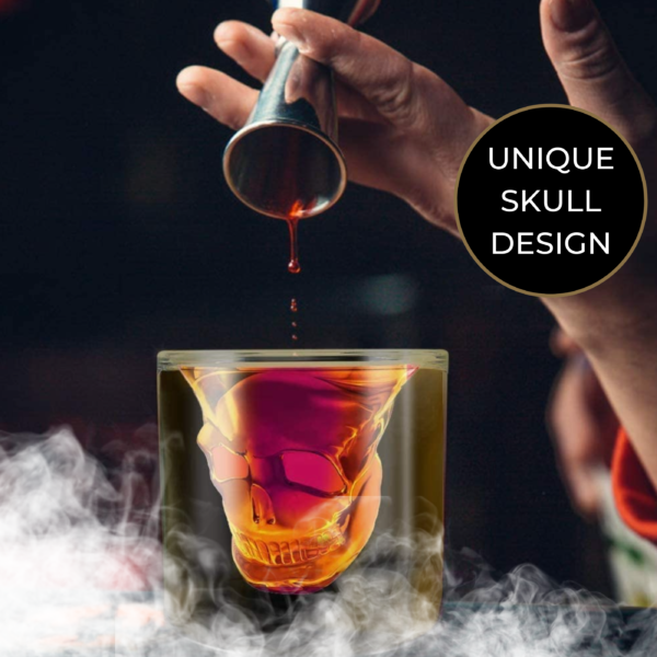 SKULL DECANTER SET