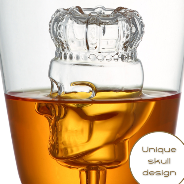 SKULL CROWN DECANTER